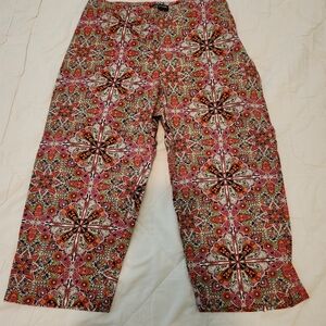 My Michelle Multicolor Capri Pants